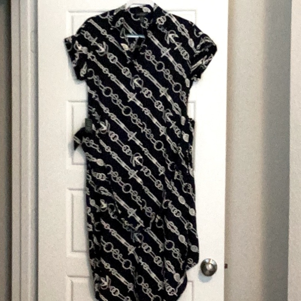 Ralph Lauren Tunic Blue and White Medium Size BNWT
